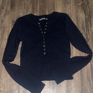 Abercrombie Soft A&F Collection Ribbed Top XS